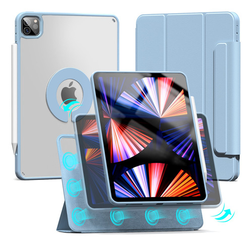 Funda Para iPad Pro 13 M4 2024 Smart Cover 2 En 1 Folio