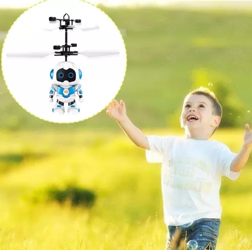 Mini Drone Brinquedo Robo Voador Infravermelho Voa Verdade 1014M MEGA  COMPRAS : : Brinquedos e Jogos