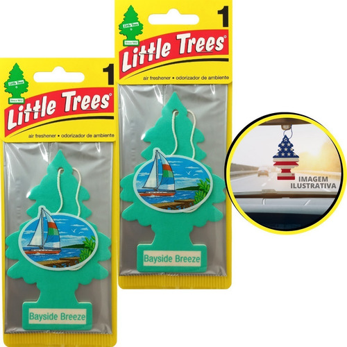 2 Little Trees Aromatizante Cheirinho Carro Diversos Aromas