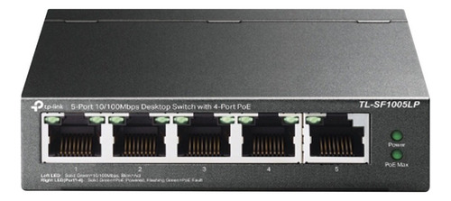 Switch Tp-link Fast Ethernet Tl-sf1005p 5 Puertos 100mbps