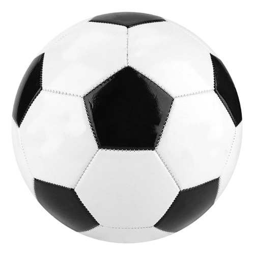 Balón De Fútbol Diseño Blanco Con Negro, Tamaño 5