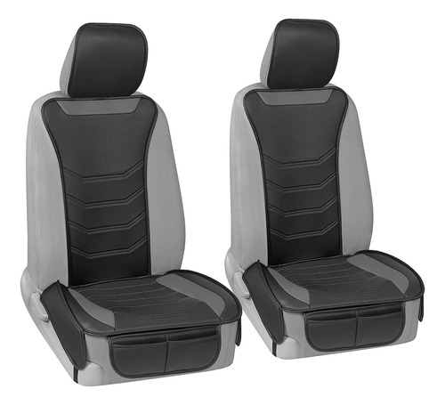 Luxefit - Fundas De Asiento De Coche De Pelo Sintético Gris 