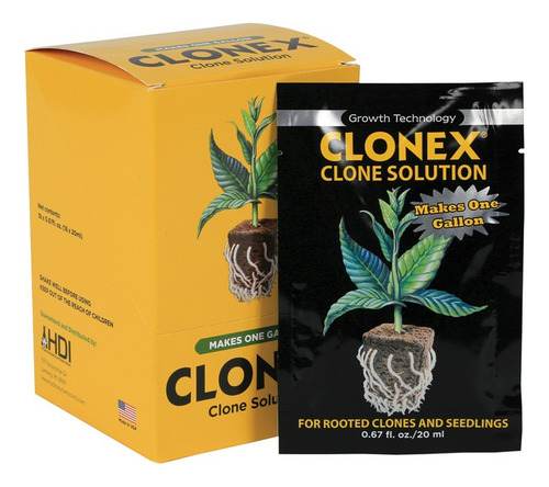 Solução Clonex Clone 20ml Clones, estacas e mudas