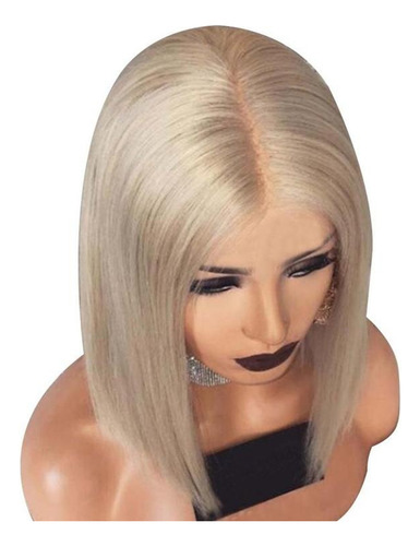 Pelucas Cortas, Corte De Pelo Bob, Mujer, Pelo Liso, Rubio,