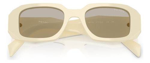 Óculos De Sol Prada Catwalk Nude Pr17ws 21d5j2-49 Lente Cinza