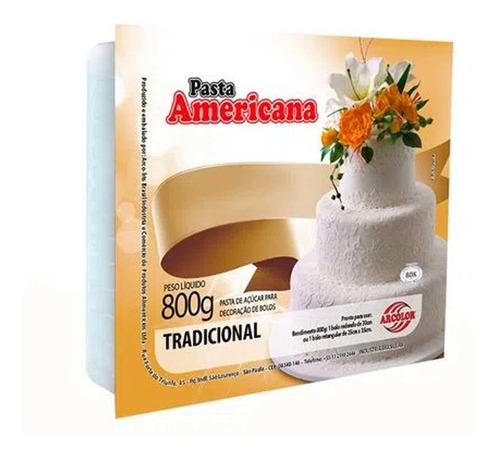 Pasta Americana Tradicional 800g Arcolor