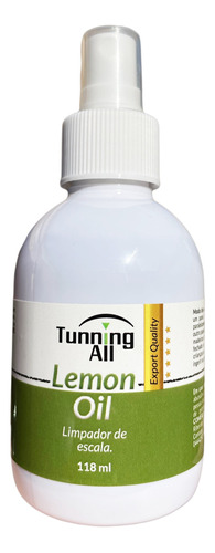 Limpador De Escala Para Cordas Tunning All Lemon Oil 118 Ml