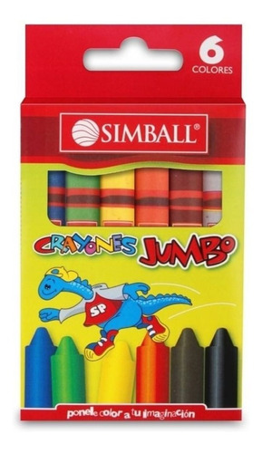 Crayolas Jumbo Simball X 12 (2 Packs De 6)