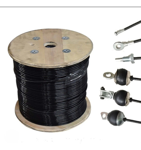 Cable Gym Acero Forrado 6mm X Metro Ferreteria Vazquez