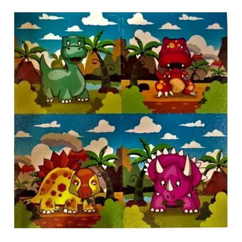 Tatami Infantil De Animales Armable 60cm2