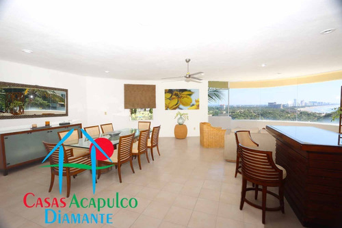 Imagen 9 de 30 de Cad Océano Playa Fortuna Ph 7. Roof Garden Con Palapa, Sala, Comedor, Asador Y Alberca Para 8 Personas