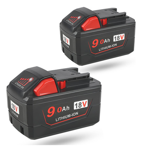 Reemplazo 18 V 9.0 Ah Para Bateria Milwaukee M-18