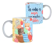 Comprar Taza Plastica Personalizada  X Mayor Frase Mascota Gatos #1