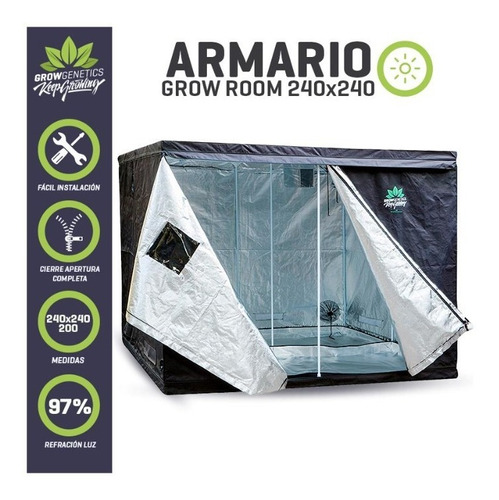 Carpa Indoor Premium 240x240x200 - Grow Genetics