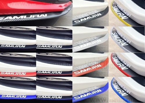 Imagen 5 de 10 de Lip Faldon Estribo Spoiler Universal Flexible Samurai 2.5m