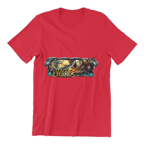 Polera Unisex League Of Legends Stickers Game Algodon Estamp