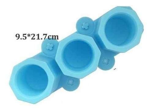 Imagen 1 de 2 de Molde De Silicona Para Maceta Hexagonal