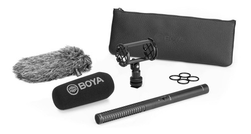 Microfone Shotgun Boya By-pvm3000s Modular Curto Xlr