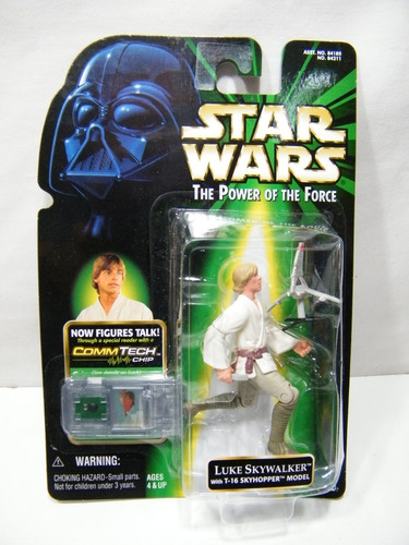 Luke Skywalker With Skyhopper Model 3.75 Potf Star Wars 