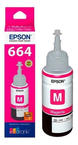 Tinta Original Epson 664 Magenta Composystem