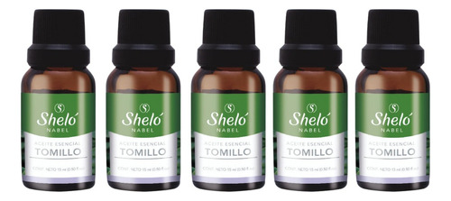 5 Pack Aceite Esencial De Tomillo Shelo