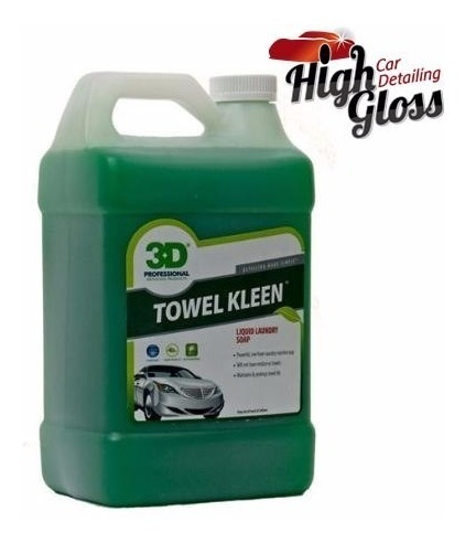3d Towel Kleen 1 Galon Jabon Limpieza De Microfibr Highgloss