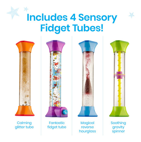 Juguetes Relajantes Hand2mind De Sensory Fidget Tubes Para N