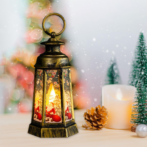 A Mini Linterna De Navidad, Lámpara De Mesa, Adorno, Lámpara