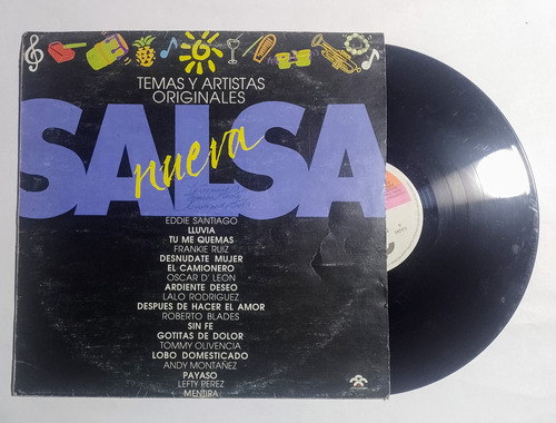 Disco Lp Salsa Nueva / Temas Y Artistas Originales