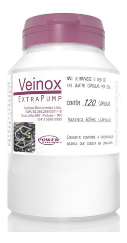 Veinox 120 Cápsulas - Power Supplements