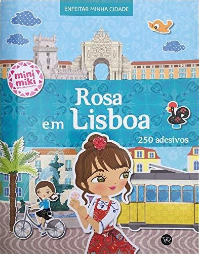 Rosa Em Lisboa 250 Adesivos - Coleção Minimiki