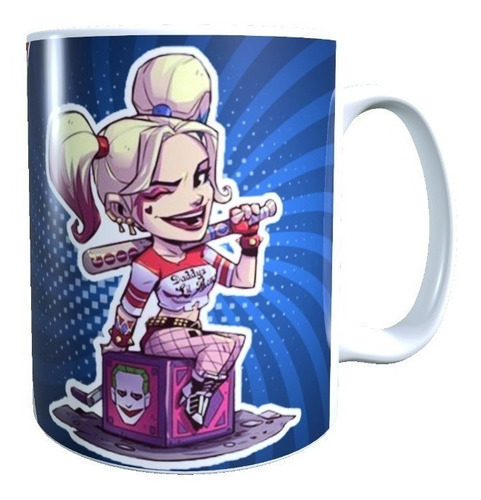 Taza Harley Queen Dc Comic Escuadron Suicida