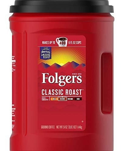 Café Folgers Classic Roast Medium Americano 1.44g