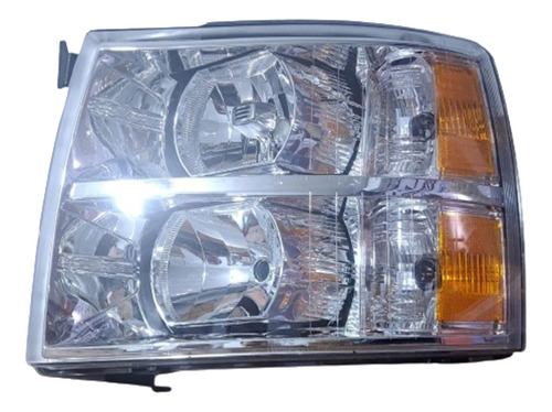 Faro Izq. Chevrolet Cheyenne / Silverado 07-13 Nuevo Depo