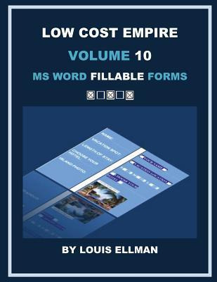 Libro Low Cost Empire Volume 10 : Ms Word Fillable Forms ...