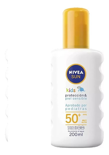 Nivea Kids Sun Protector Solar Spray Piel Sensible Fps50+