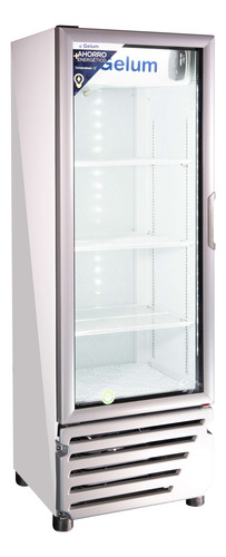Refrigerador Exhibidor Comercial 1 Puerta Marca Gelum Blanco