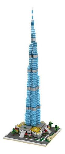 Set De Construcción Burj Khalifa Mini 3d 1681 Piezas En Caj