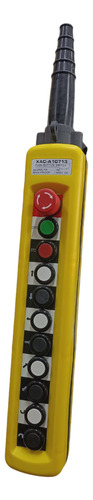 Botonera Colgante Xac-a10713 Paro+i/o + 8 Movimientos 1 Vel.