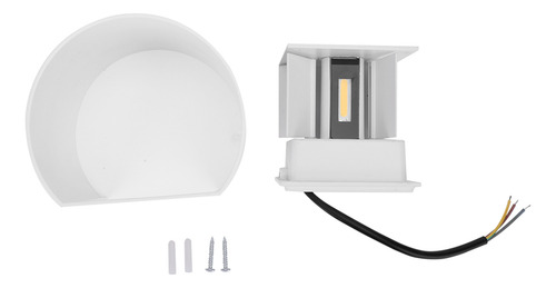 Led De Pared, 12 W, Exterior, Ip65, Resistente Al Agua, Alum