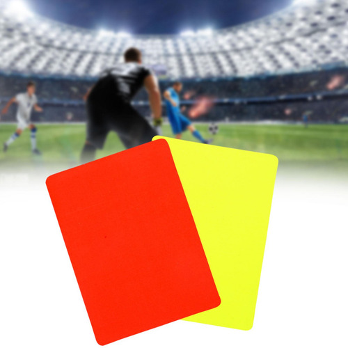 4 Juego De Cartas De Árbitro Deportivo, , Sólo Tarjeta