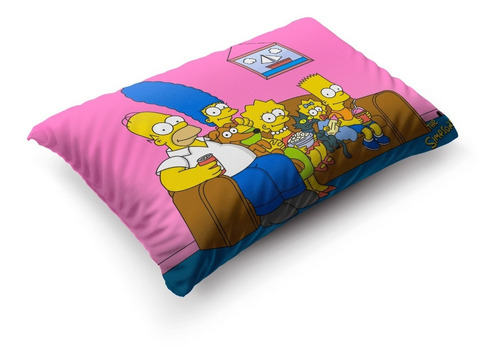 Imagen 4 de 5 de Funda De Almohada Los Simpson 70x45cm Vudú Love
