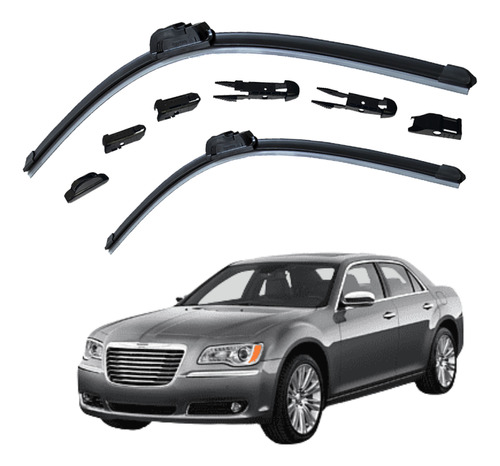 2 Plumas Limpiaparabrisas Reluvsa Chrysler 300 2008/2016