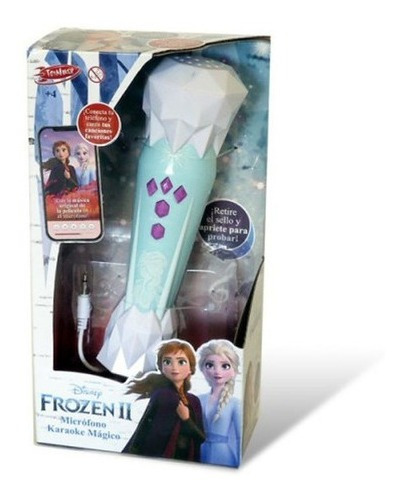 Frozen 2 Microfono Karaoke Magico Original Arbrex 1043