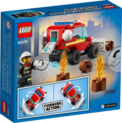 Imagen 2 de 4 de Lego® City - Furgoneta De Asistencia De Bomberos (60279)