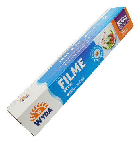 Papel Filme Pvc Preserva Qualidade Dos Alimentos Rolo C/300m
