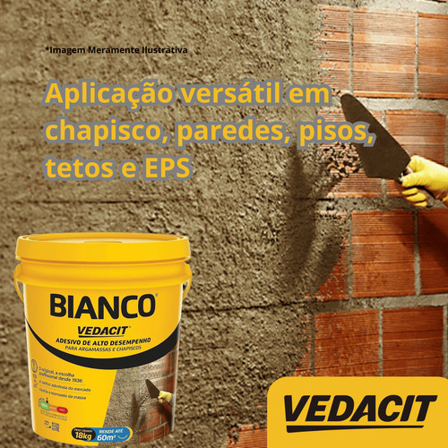 Bianco Otto Adesivo Para Argamassa Chapisco Vedacit Fixador