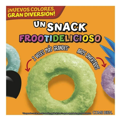 Nuevo Cereal Froot Loops Jumbo Kellogg´s 340g