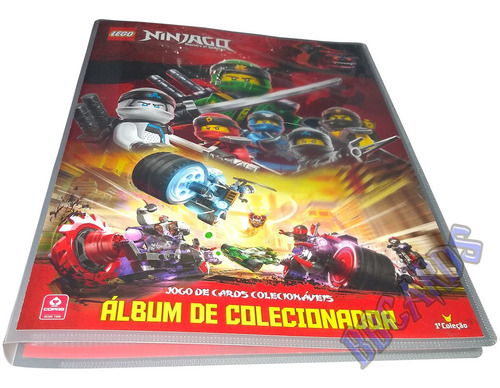 Kit Inicial Álbum De Colecionadores Lego Ninjago Com Pasta