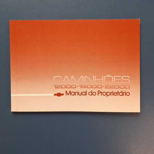 Manual Do Chevrolet 12000, 14000 E 22000 1988 E/ou 1989 (Usado)